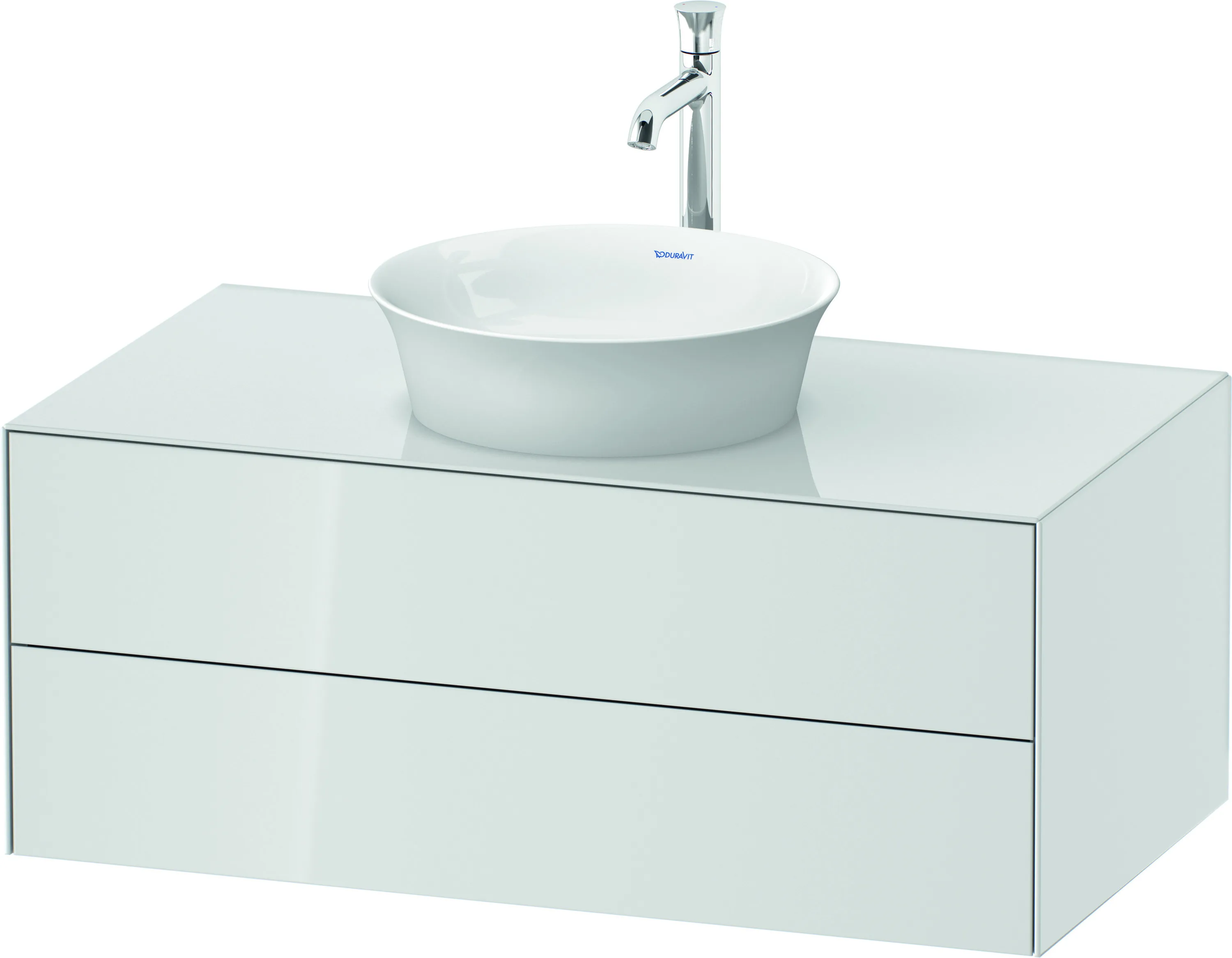 Duravit Waschtischunterschrank wandhängend „White Tulip“ 100 × 40,8 × 55 cm Duravit Waschtischunterschrank wandhängend „White Tulip“ 100 × 40,8 × 55 cm