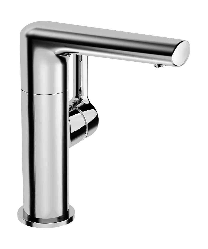 HansaRONDA Einhebelmischer Waschtischbatterie 5534, Ausladung 115 mm, DN15, Chrom