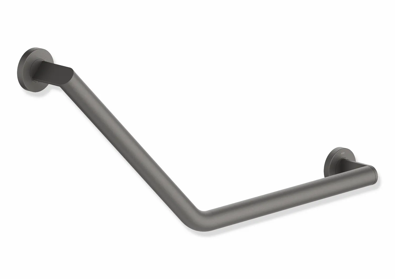 HEWI Winkelgriff System 900 PG56, Edelstahl, pulverbeschichtet, 400 mm Achsmaße, 135° Winkel, Durchmesser 32 mm, HEWI Farbe SC (Dunkelgrau Perlglimmer tiefmatt) HEWI Winkelgriff System 900 PG56, Edelstahl, pulverbeschichtet, 400 mm Achsmaße, 135° Winkel, Durchmesser 32 mm, HEWI Farbe SC (Dunkelgrau Perlglimmer tiefmatt)