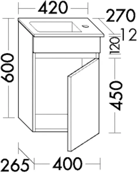 burgbad Waschtischunterschrank „Lin20“ in Eiche Dekor Klassik burgbad Waschtischunterschrank „Lin20“ in Eiche Dekor Klassik