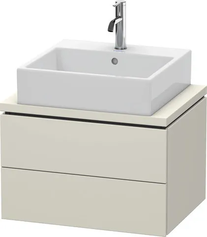 Duravit Waschtischunterschrank wandhängend „L-Cube“ 62 × 40 × 47,7 cm Taupe Matt Duravit Waschtischunterschrank wandhängend „L-Cube“ 62 × 40 × 47,7 cm Taupe Matt