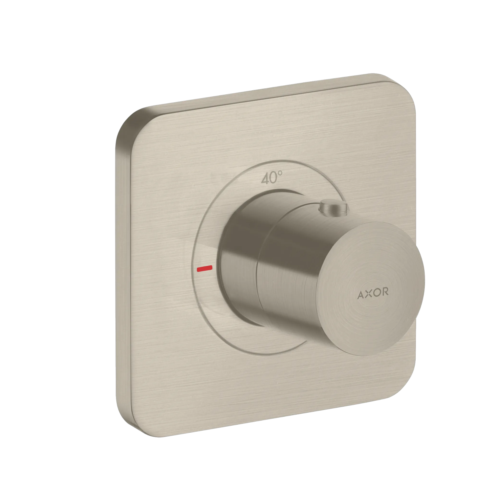 Hansgrohe AXOR Citterio E Thermostat 120⁄120 Unterputz, Brushed Nickel