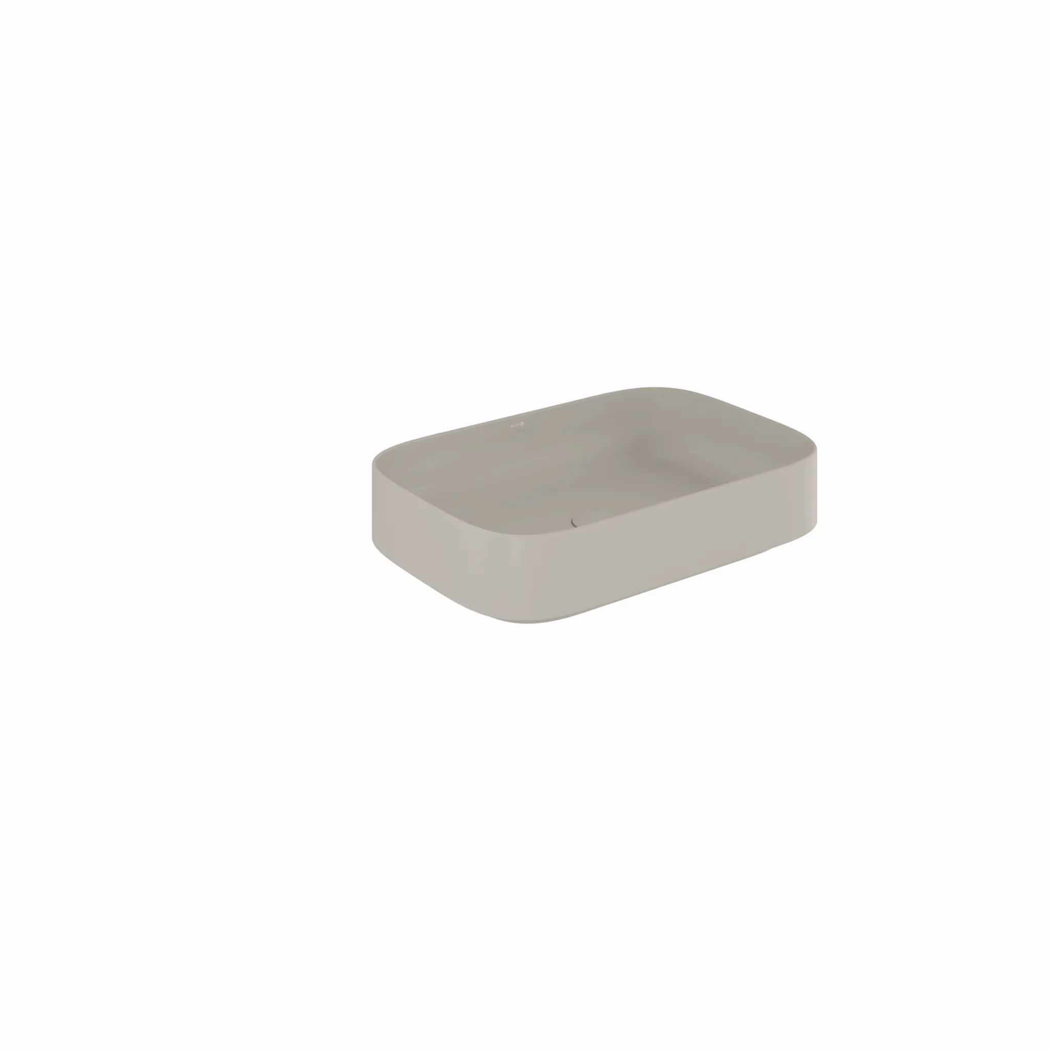 -RESA S Waschtisch 60 x 40 H14 cm Rechteckig Mattschwarz
