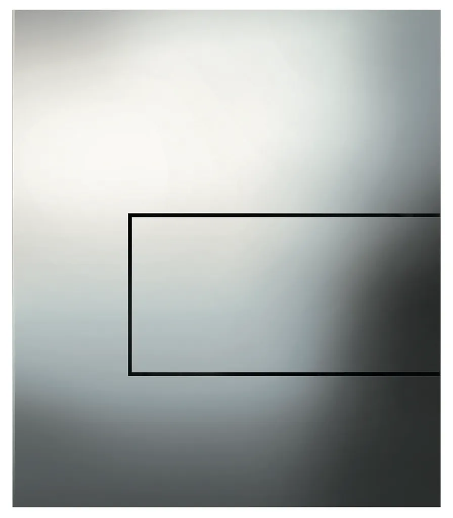square Urinal-Betätigungsplatte m. Kart. Metall, Chrom glänzend square Urinal-Betätigungsplatte m. Kart. Metall, Chrom glänzend
