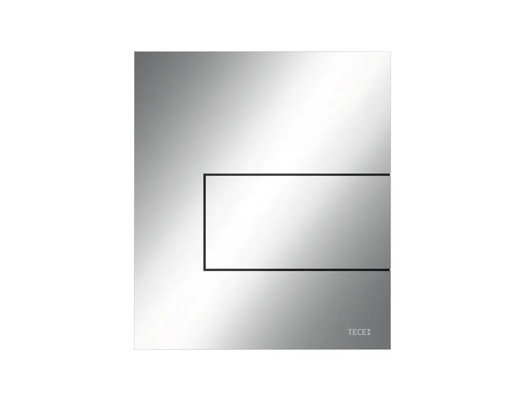 square Urinal-Betätigungsplatte m. Kart. Metall, Chrom glänzend square Urinal-Betätigungsplatte m. Kart. Metall, Chrom glänzend