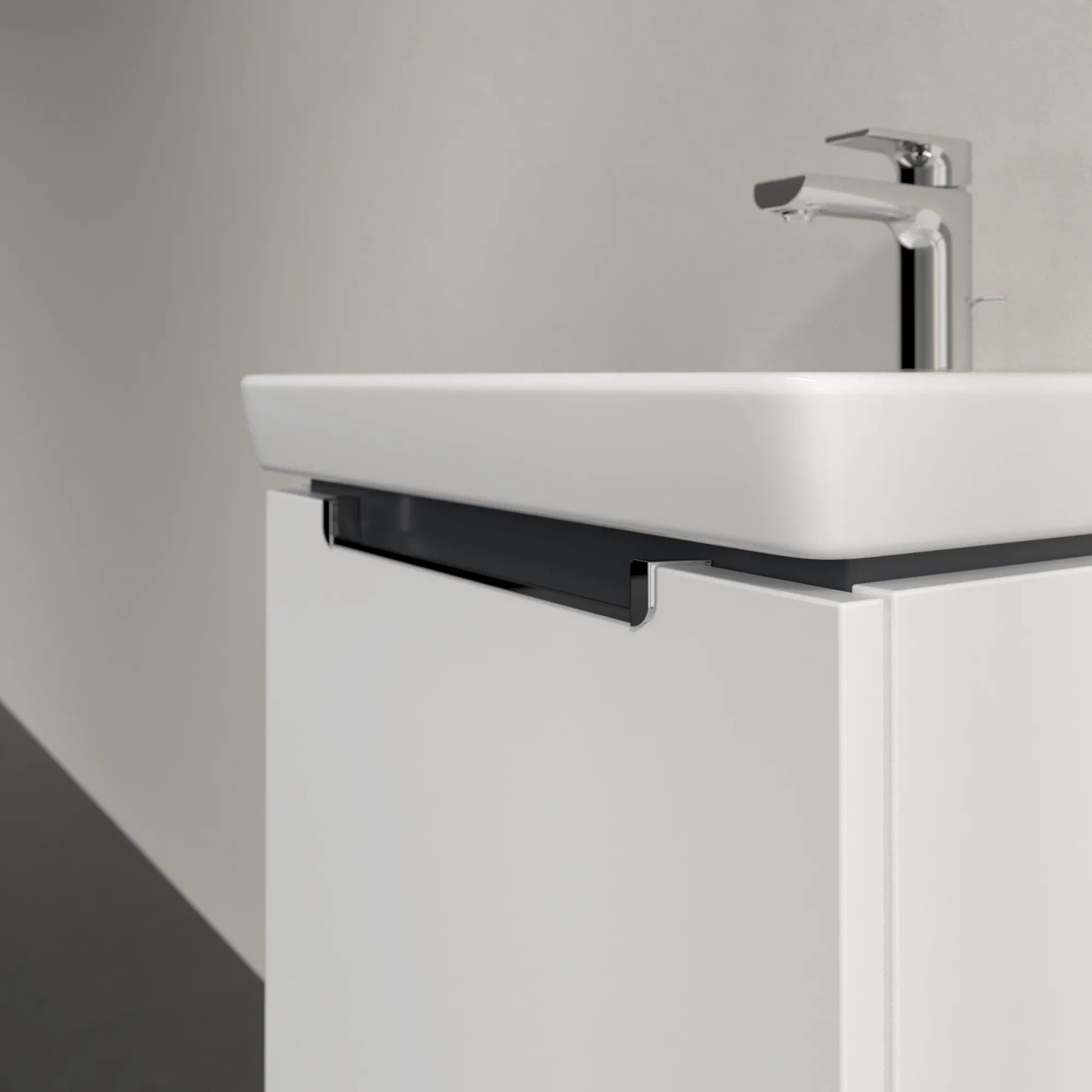 Villeroy & Boch Waschtischunterschrank „Subway 2.0“ 485 × 420 × 379 mm Weiß Matt, für Becken mittig, ohne Beleuchtung Villeroy & Boch Waschtischunterschrank „Subway 2.0“ 485 × 420 × 379 mm Weiß Matt, für Becken mittig, ohne Beleuchtung
