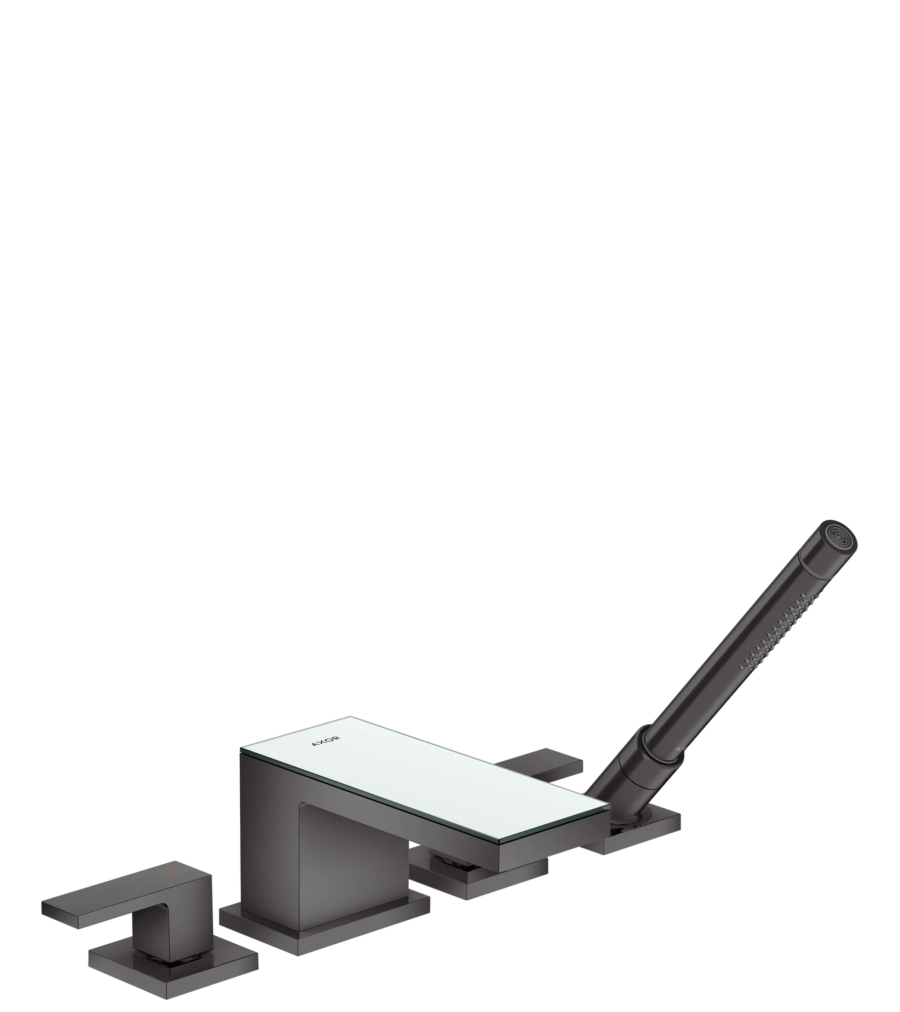 Hansgrohe AXOR MyEdition Mischer mit Platte 200 Glas, Spiegel Hansgrohe AXOR MyEdition Mischer mit Platte 200 Glas, Spiegel