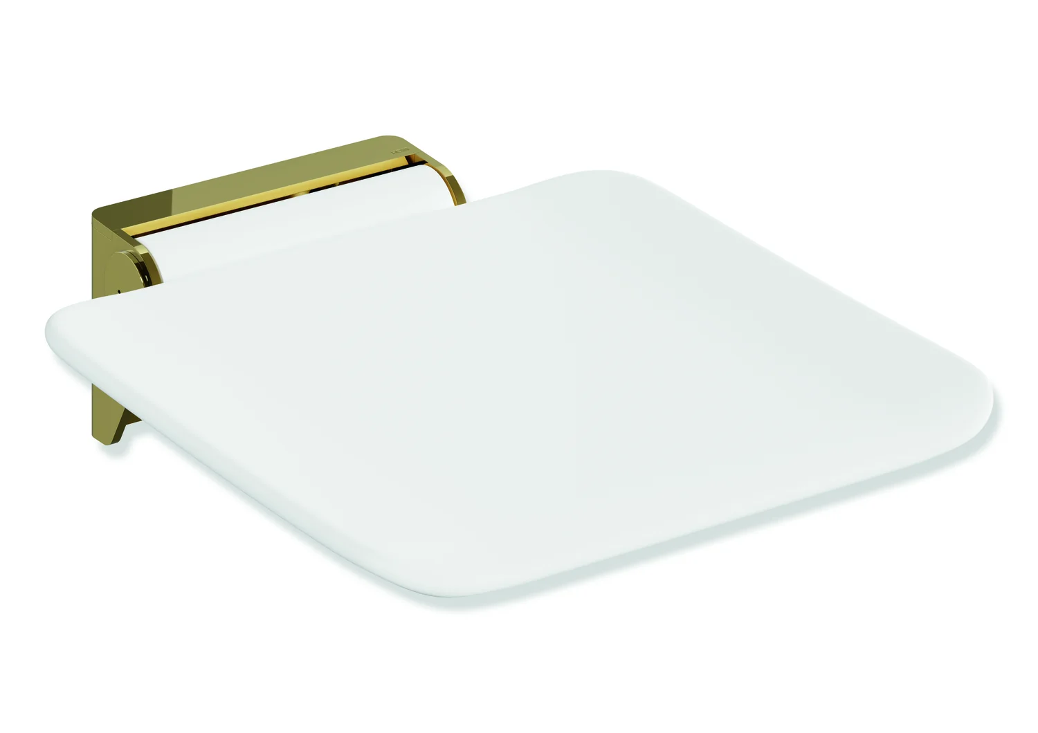 HEWI Klappsitz System 900, PVD, Gold glänzend, 350x415 mm, Sitzfläche 350x340 mm HEWI Klappsitz System 900, PVD, Gold glänzend, 350x415 mm, Sitzfläche 350x340 mm