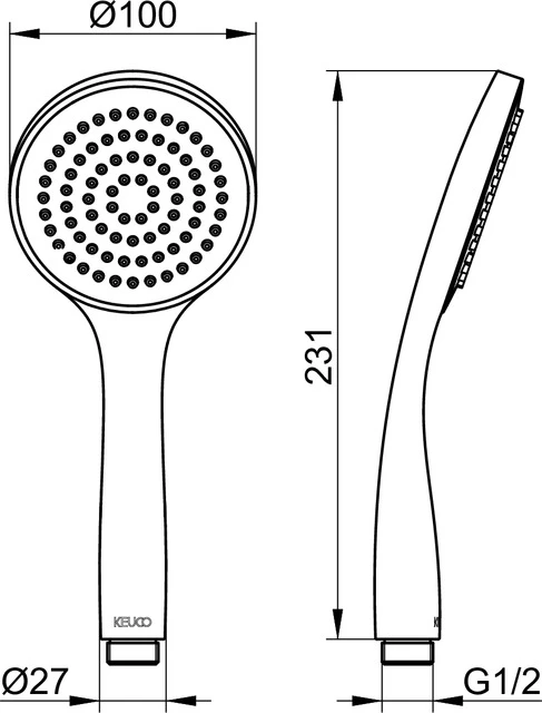 IXMO 59580010100 Handbrause verchromt