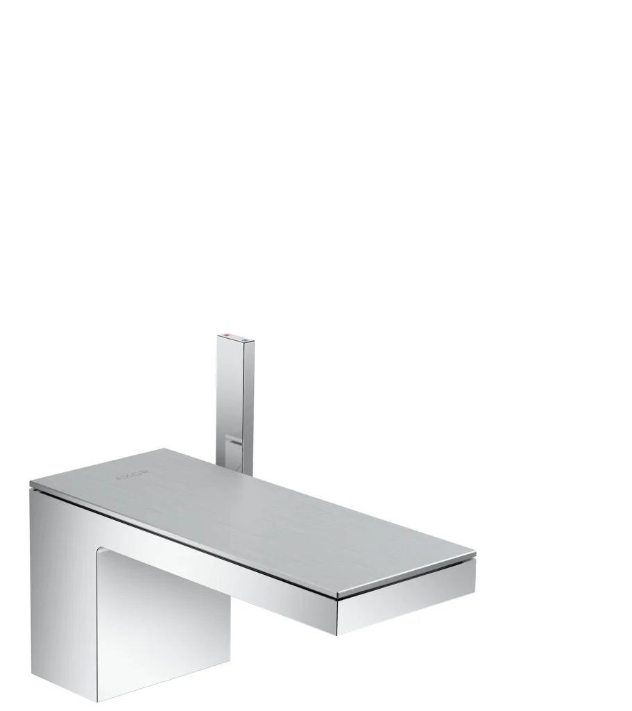 Hansgrohe AXOR MyEdition Einhebel-Waschtischmischer 70, Chrom, Ausladung 151 mm, Auslaufhöhe 70 mm, PowderRain Strahlart, max. Durchflussmenge 5 l/min