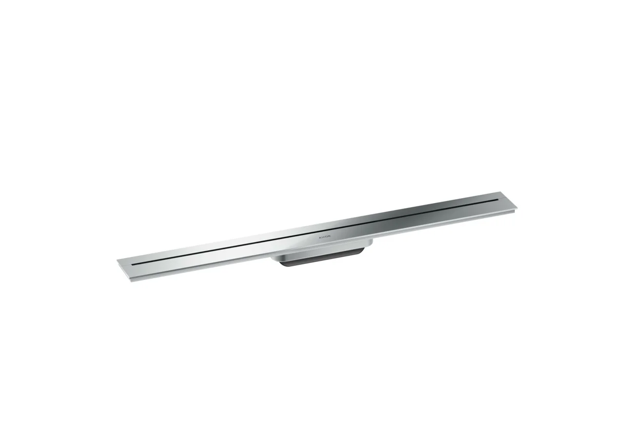 Hansgrohe AXOR Drain Fertigset Duschrinne 800 mm wandangebunden Chrom Edelstahl V2A Hansgrohe AXOR Drain Fertigset Duschrinne 800 mm wandangebunden Chrom Edelstahl V2A