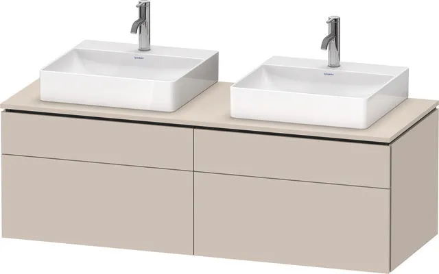 Duravit Waschtischunterschrank wandhängend „L-Cube“ 142 × 48,2 × 55 cm, links und rechts Duravit Waschtischunterschrank wandhängend „L-Cube“ 142 × 48,2 × 55 cm, links und rechts