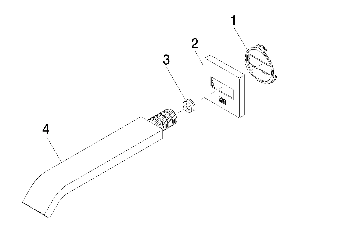 Dornbracht IMO Wannenauslauf für Wandmontage - Ausladung 200 mm, rechteckiger Normalstrahl, Bohrungsdurchmesser 37 mm, Anschluss ½″, Durchfluss max. 25,1 l/min bei 3 bar Fließdruck Dornbracht IMO Wannenauslauf für Wandmontage - Ausladung 200 mm, rechteckiger Normalstrahl, Bohrungsdurchmesser 37 mm, Anschluss ½″, Durchfluss max. 25,1 l/min bei 3 bar Fließdruck