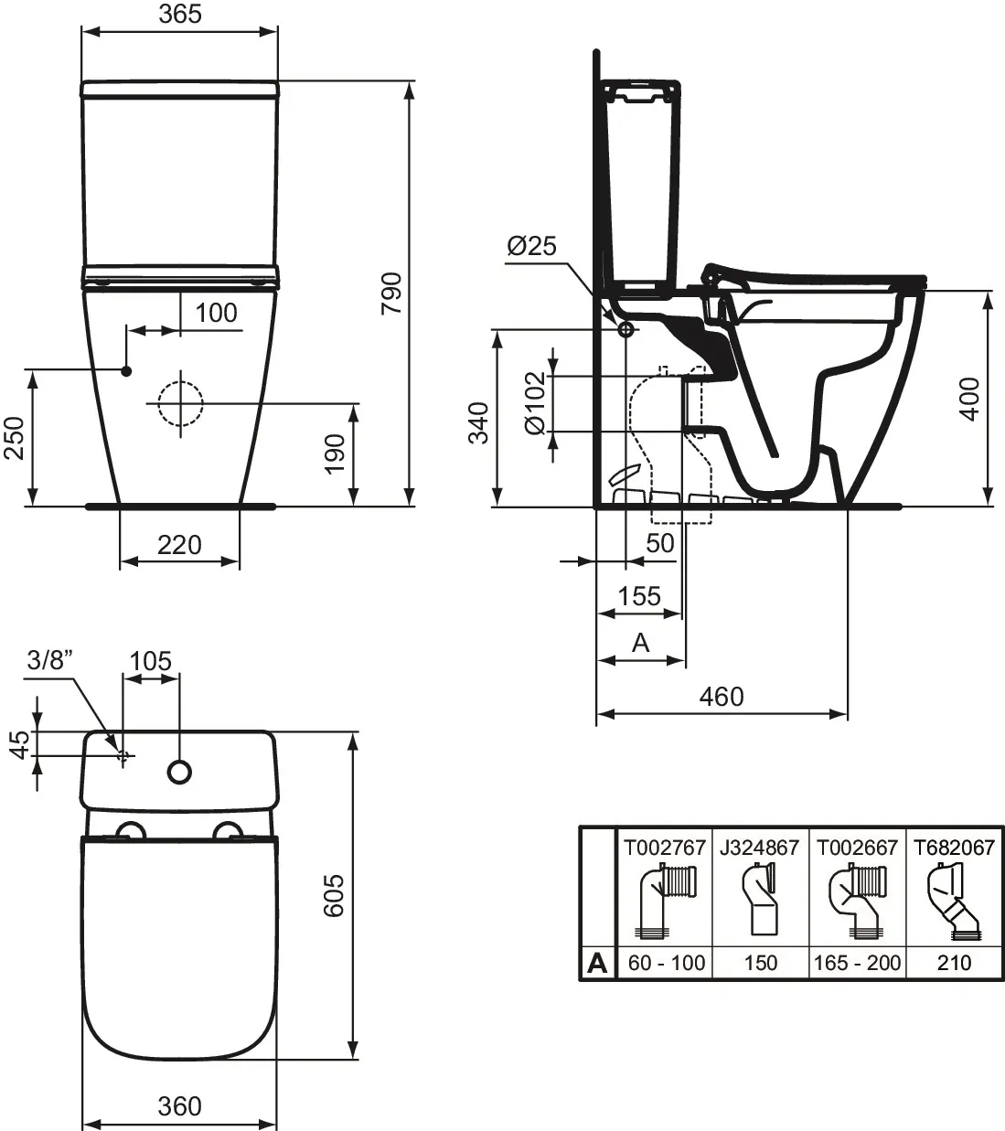 Spülkasten „i.lifeS“ 36,5 × 39 × 15 cm Spülkasten „i.lifeS“ 36,5 × 39 × 15 cm