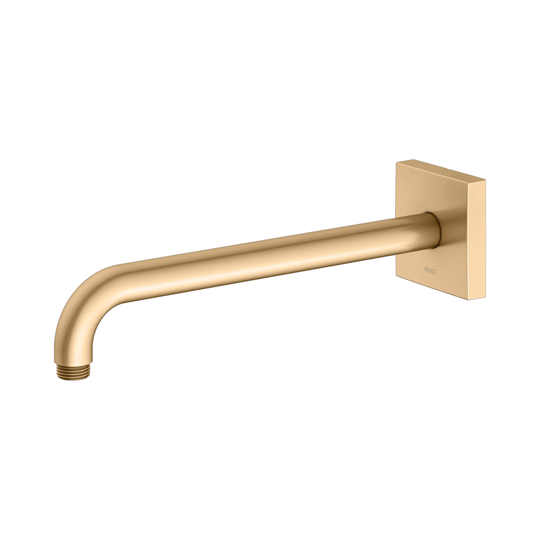 Brausen und Brausezubehör Brausearm Wandanschluss Ausladung 300 mm Messing gebürstet Brausen und Brausezubehör Brausearm Wandanschluss Ausladung 300 mm Messing gebürstet