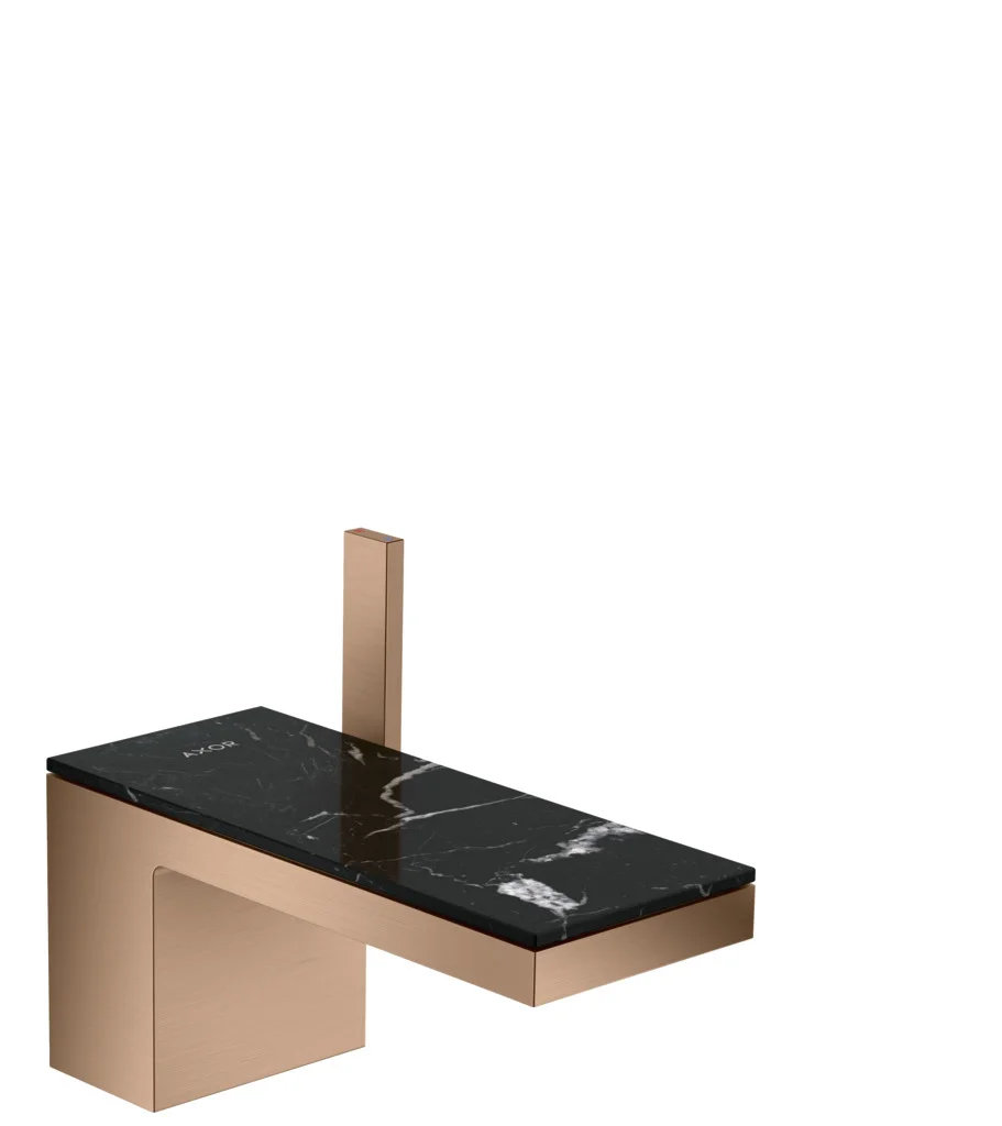 Hansgrohe AXOR MyEdition Platte 200 mm Marmor Nero Marquina abnehmbar