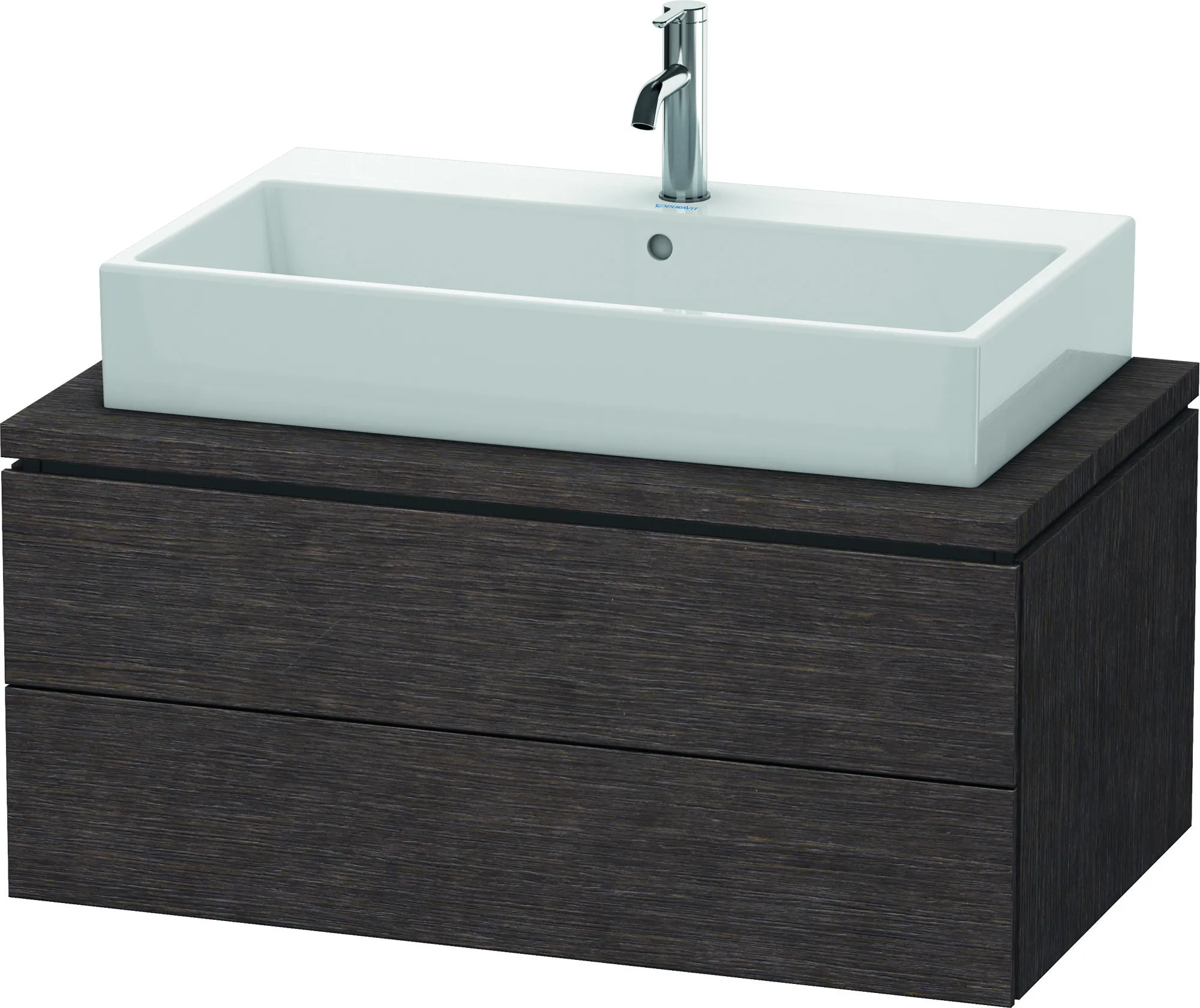Duravit Waschtischunterschrank wandhängend „L-Cube“ 92 × 40 × 54,7 cm Eiche Dunkel gebürstet Duravit Waschtischunterschrank wandhängend „L-Cube“ 92 × 40 × 54,7 cm Eiche Dunkel gebürstet