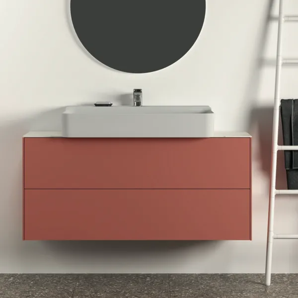 Ideal Standard Waschtischunterschrank „Conca“ 120 × 54 × 37,3 cm Sunset matt lackiert