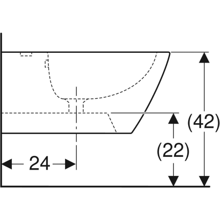 Wand-Bidet „Smyle Square“, mit Überlauf, Befestigung verdeckt 35 × 26 × 54 cm in weiß alpin Wand-Bidet „Smyle Square“, mit Überlauf, Befestigung verdeckt 35 × 26 × 54 cm in weiß alpin