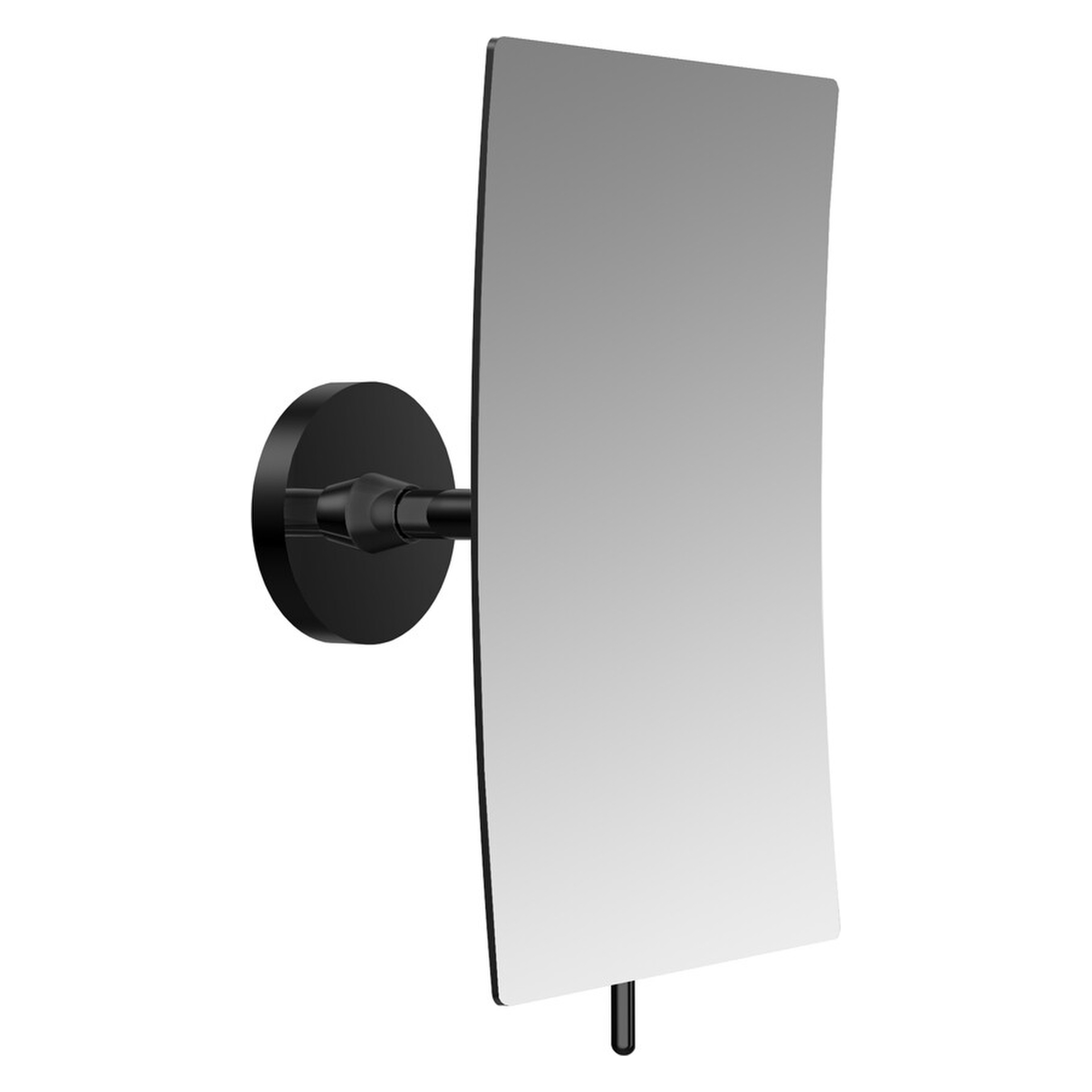emco Kosmetikspiegel „round“ Rechteck 132 × 208 mm in schwarz