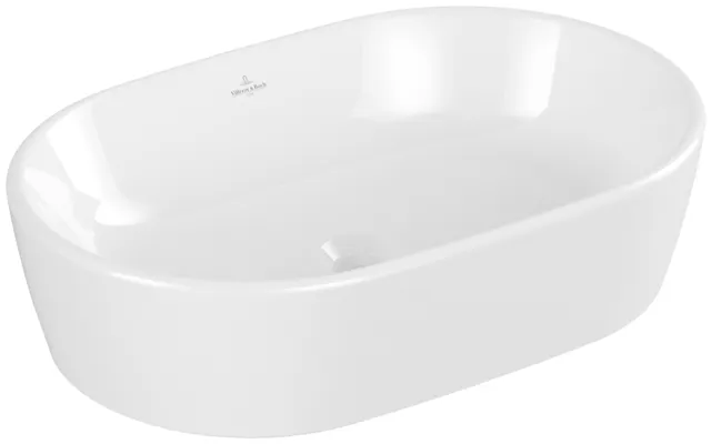 Villeroy & Boch Aufsatzwaschtisch „Architectura“ 600 × 400 × 155 mm, ohne Hahnlochbohrung in Weiß Alpin Villeroy & Boch Aufsatzwaschtisch „Architectura“ 600 × 400 × 155 mm, ohne Hahnlochbohrung in Weiß Alpin