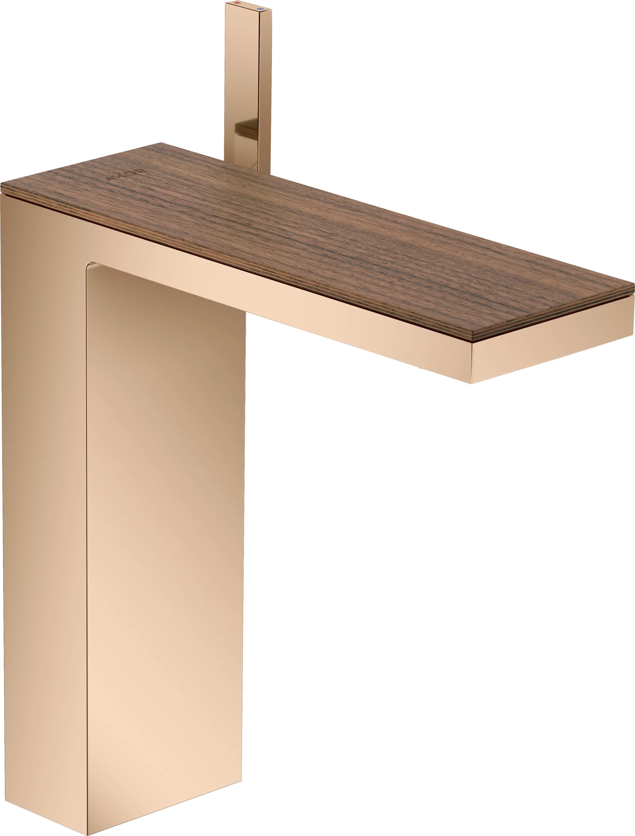 Hansgrohe AXOR MyEdition Platte 245 mm, Amerikanischer Nussbaum, abnehmbar
