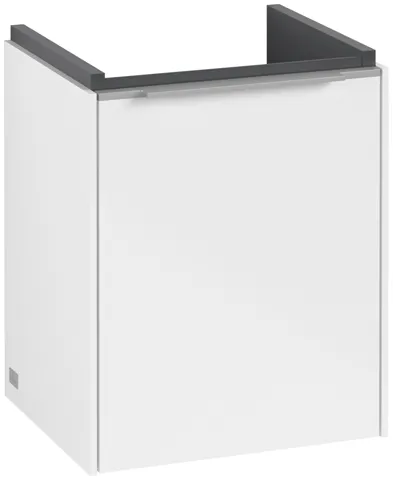 Villeroy & Boch Waschtischunterschrank mit Tür „Subway 3.0“ für Schrankwaschtisch 35,1 × 42,9 × 30,9 × 30,9 cm 1 Tür, Anschlag (Scharnier) rechts, Waschbecken mittig, 1 Tür, mittig, Anschlag rechts