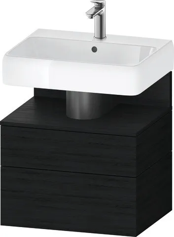 Duravit Waschtischunterschrank wandhängend „Qatego“ 59 × 59 × 47 cm in, ohne Beleuchtung