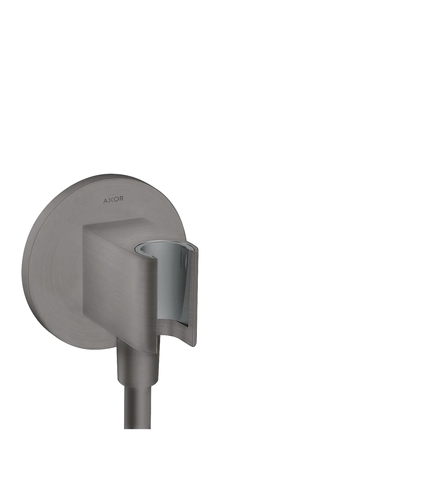 Hansgrohe AXOR ShowerSolutions Portereinheit rund, Brushed Black Chrome, DN15, G 1/2 Hansgrohe AXOR ShowerSolutions Portereinheit rund, Brushed Black Chrome, DN15, G 1/2