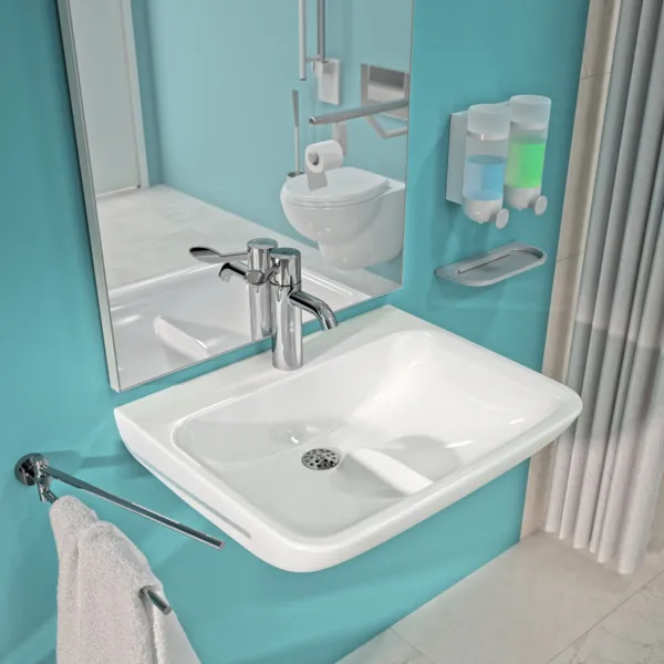 Waschtisch-Thermostat Ceraplus Safe SQ ohne Ablaufgarnitur Ausladung 110mm Chrom Waschtisch-Thermostat Ceraplus Safe SQ ohne Ablaufgarnitur Ausladung 110mm Chrom