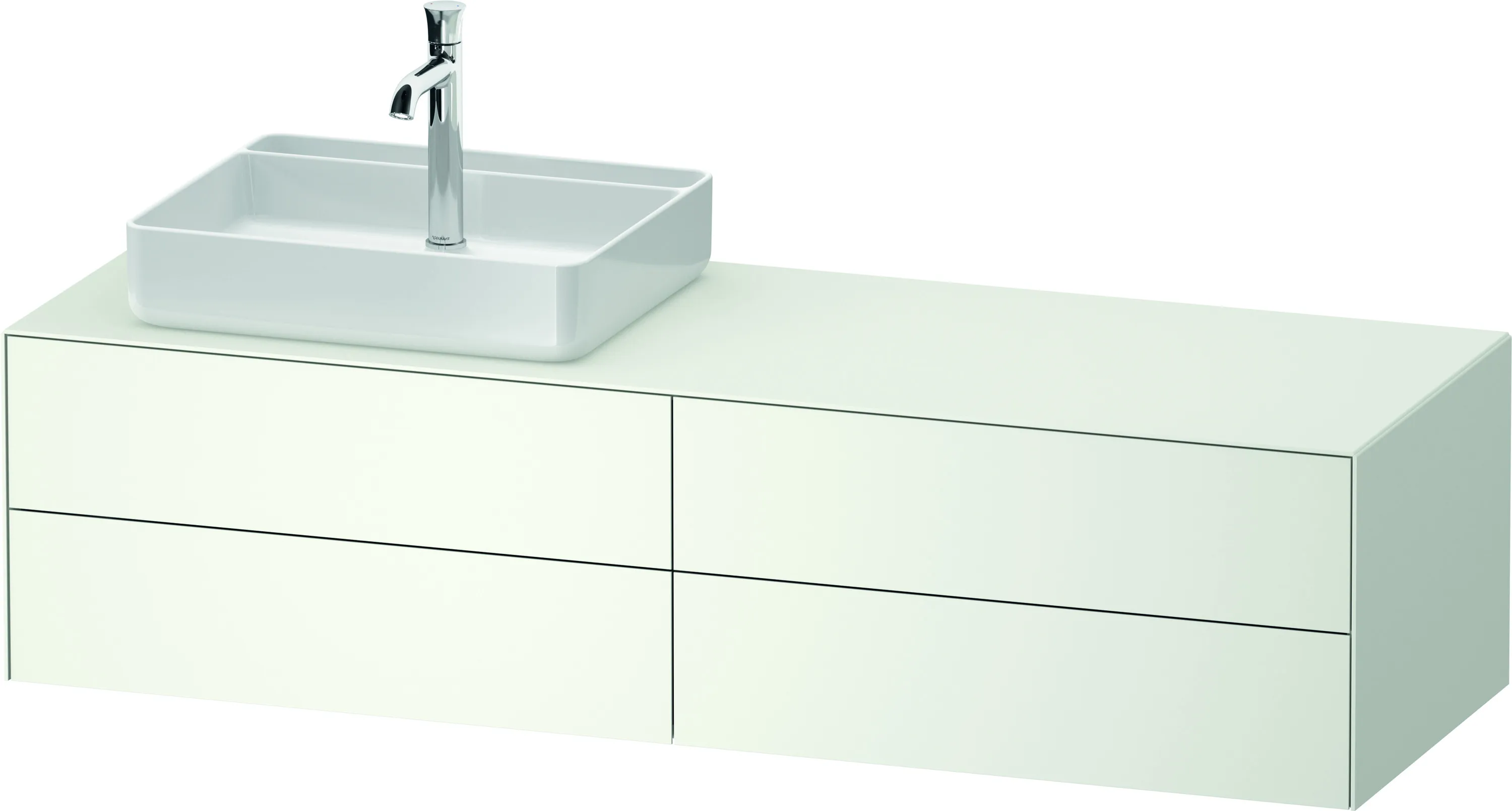 Duravit Waschtischunterschrank „White Tulip“, mit Beleuchtung