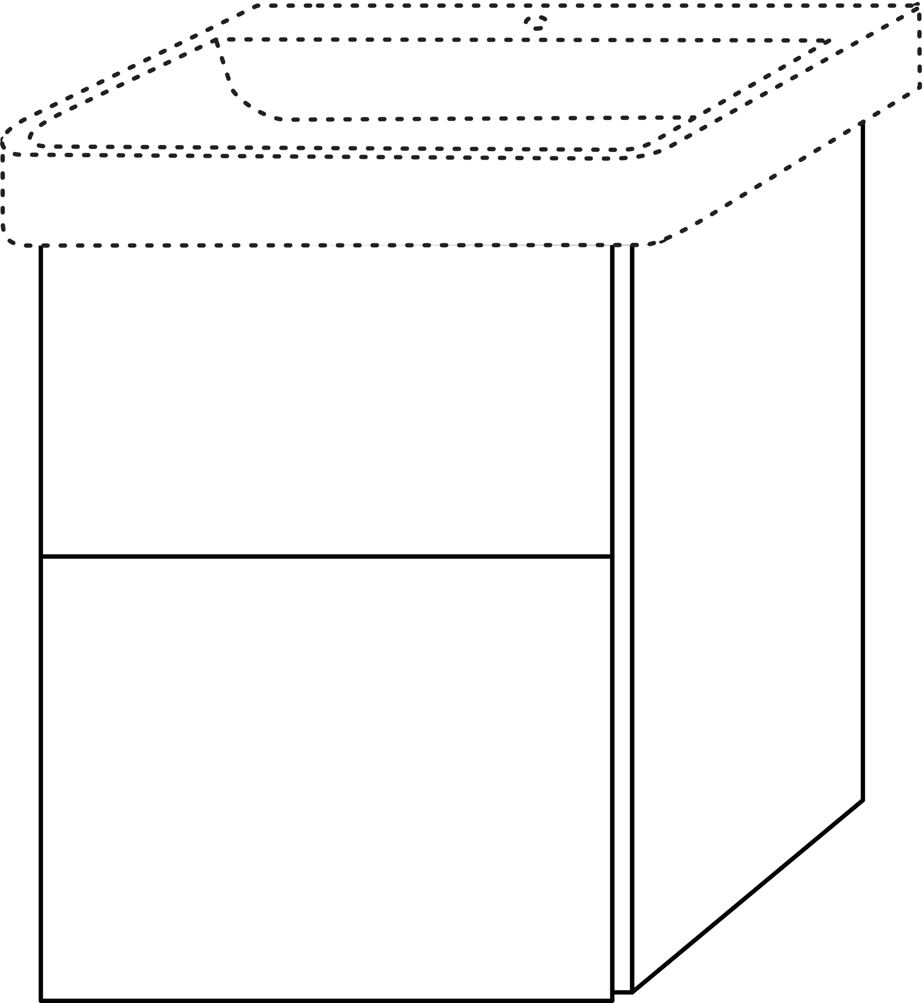 Sanipa Waschtischunterschrank „3way“ 525 × 591 × 462 mm in Anthrazit (matt)