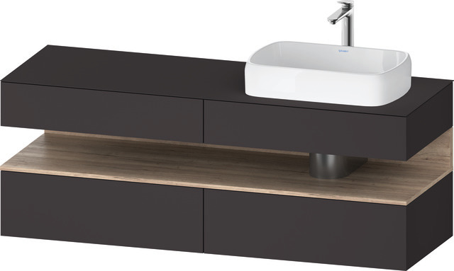 Duravit Waschtischunterschrank wandhängend „Qatego“ 160 × 60 × 55 cm