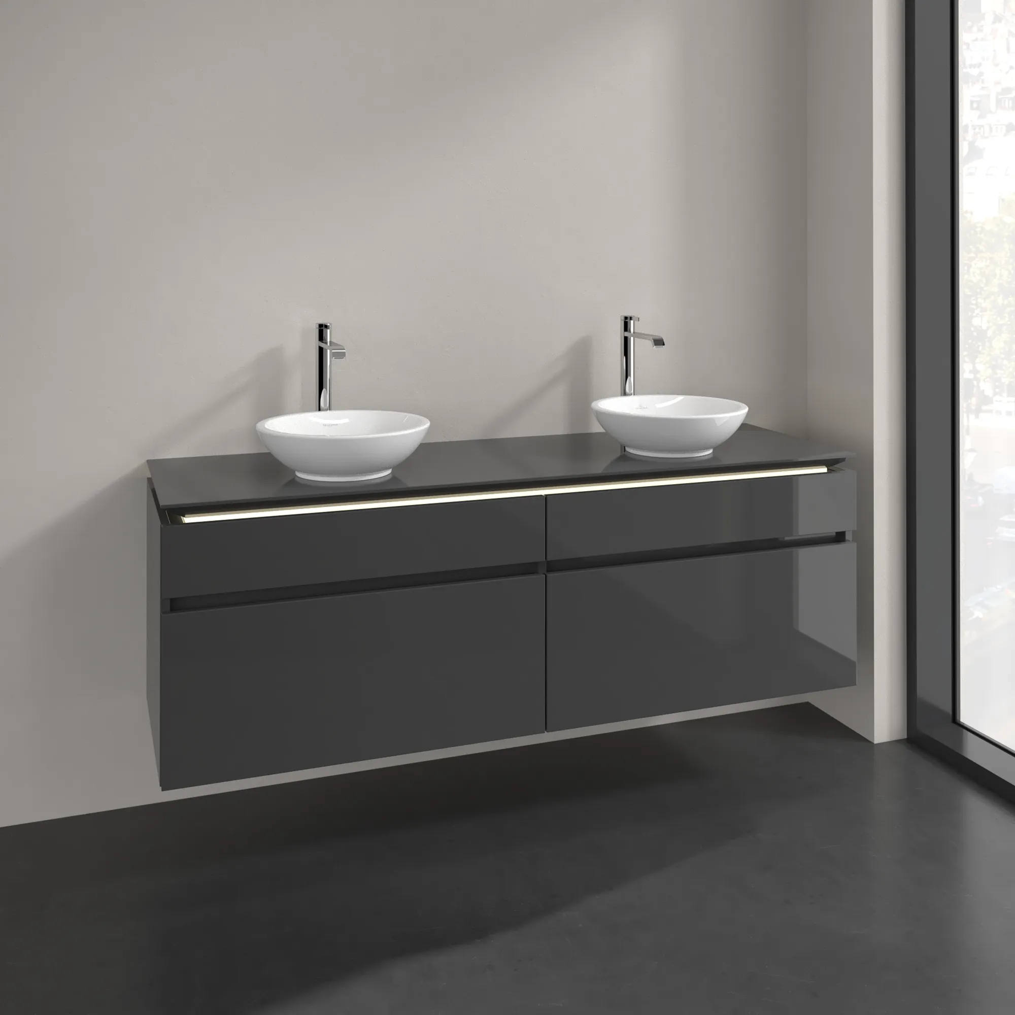 Villeroy & Boch Waschtischunterschrank „Legato“ für Schrankwaschtisch 160 × 55 × 50 cm