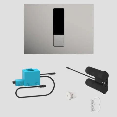 SANIT Betätigungsplatte Ineo Bright Infrarot Edelstahl Batterie