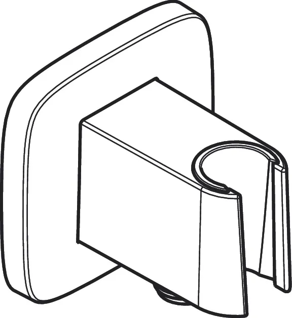 Brausehalter FixFit Q Porter KS für Handbrause chrom Brausehalter FixFit Q Porter KS für Handbrause chrom