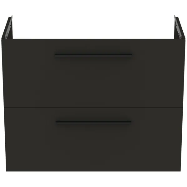 Ideal Standard Möbelwaschtischunterschrank i.life S 2 Auszüge 800x375x630mm Carbongrau matt Ideal Standard Möbelwaschtischunterschrank i.life S 2 Auszüge 800x375x630mm Carbongrau matt
