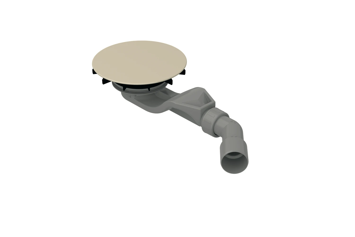 Bette Ablaufgarnitur für Duschwannen „BetteAir“ 30 Modell B524 152 mm in Jasmin