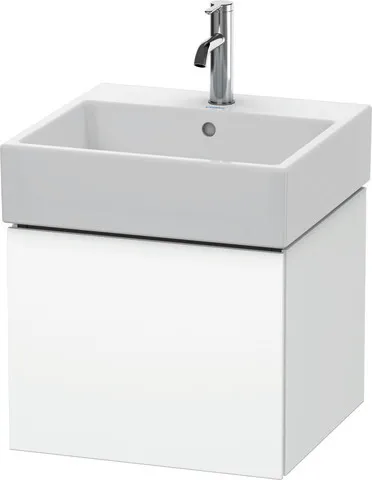 Duravit Waschtischunterschrank wandhängend „L-Cube“ 48,4 × 39,4 × 45,9 cm Weiß Matt