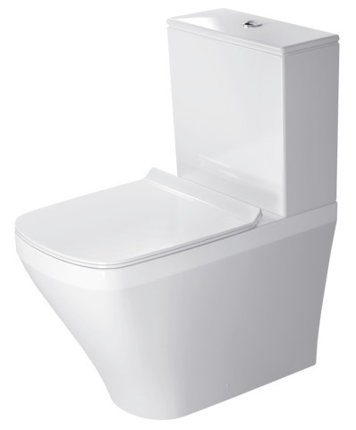 Stand-WC Kombi DuraStyle 630 mm Tiefspüler,f.SPK, Abg.Vario,weiß,HYG