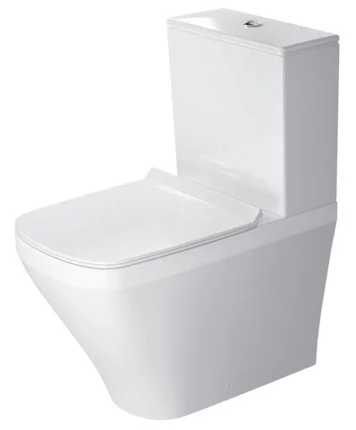 Stand-WC Kombi DuraStyle 630 mm Tiefspüler, fürSPK, Abg.Vario, weiß Größe: 37 × 63 cm / Oberflächenveredelung: mit WonderGliss Stand-WC Kombi DuraStyle 630 mm Tiefspüler, fürSPK, Abg.Vario, weiß Größe: 37 × 63 cm / Oberflächenveredelung: mit WonderGliss