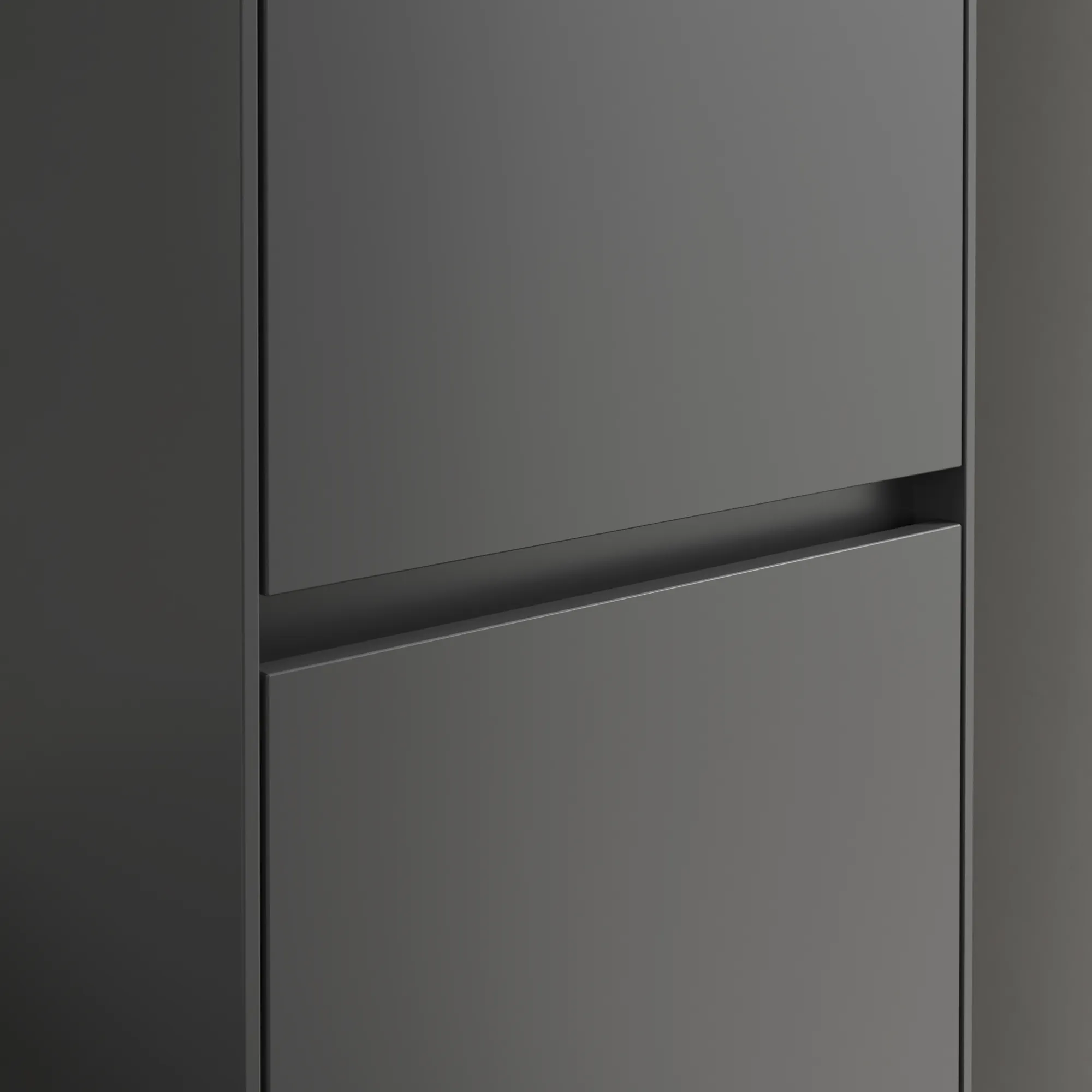 Villeroy & Boch Hochschrank mit Wäschekorb „Collaro“ 45,4 × 153,8 × 34,9 cm ohne Beleuchtung, Anschlag rechts, 1 Tür
