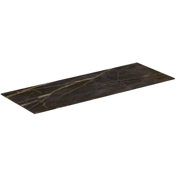 Waschtischplatte Conca, aus Keramik, 1002x373x6mm, Marmor Noir Desir Waschtischplatte Conca, aus Keramik, 1002x373x6mm, Marmor Noir Desir