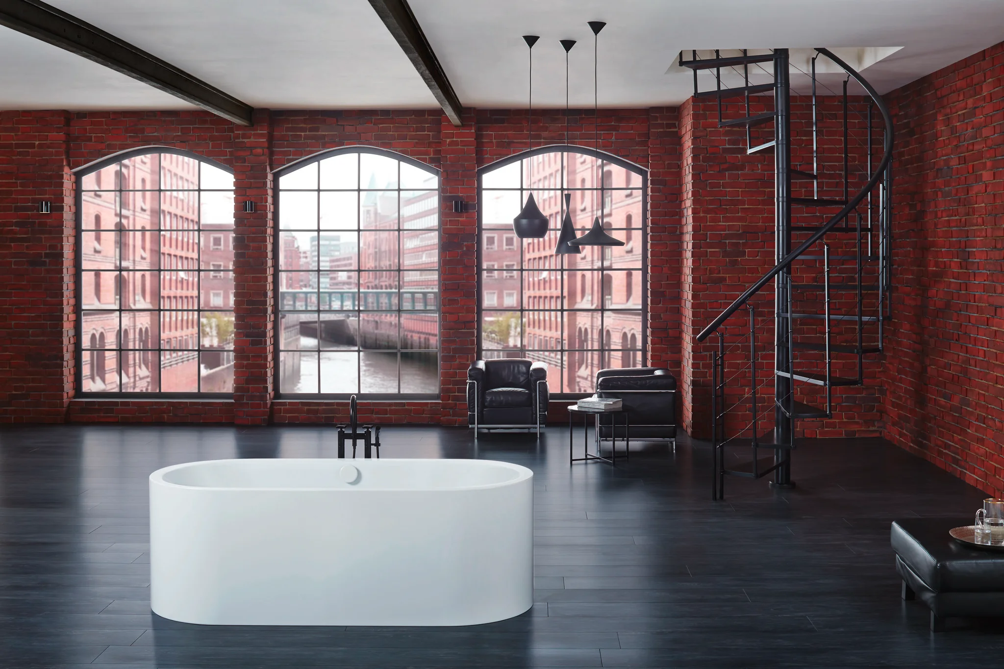 Kaldewei MEISTERSTÜCK CENTRO DUO OVAL Badewanne, alpinweiß, Perl-Effekt, 1800x800 mm, 460 mm Tiefe