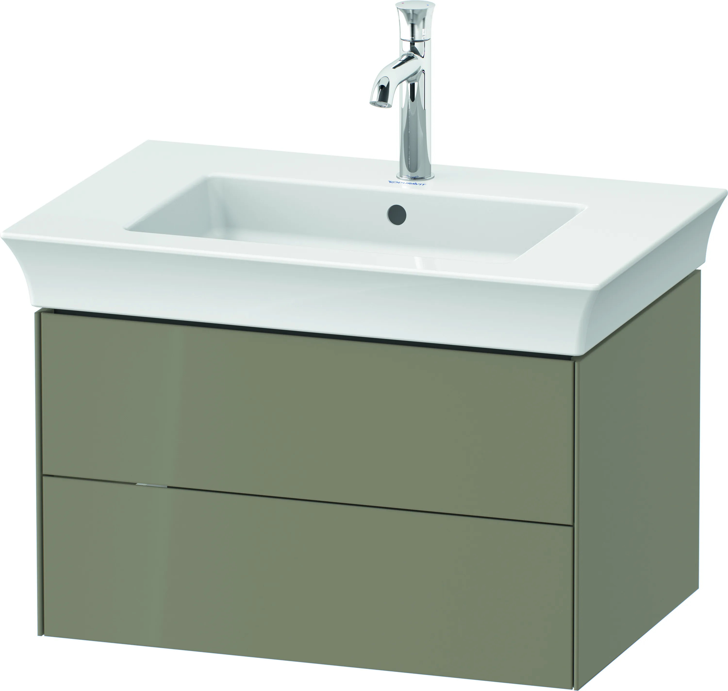 Duravit Waschtischunterschrank „White Tulip“, mit Beleuchtung