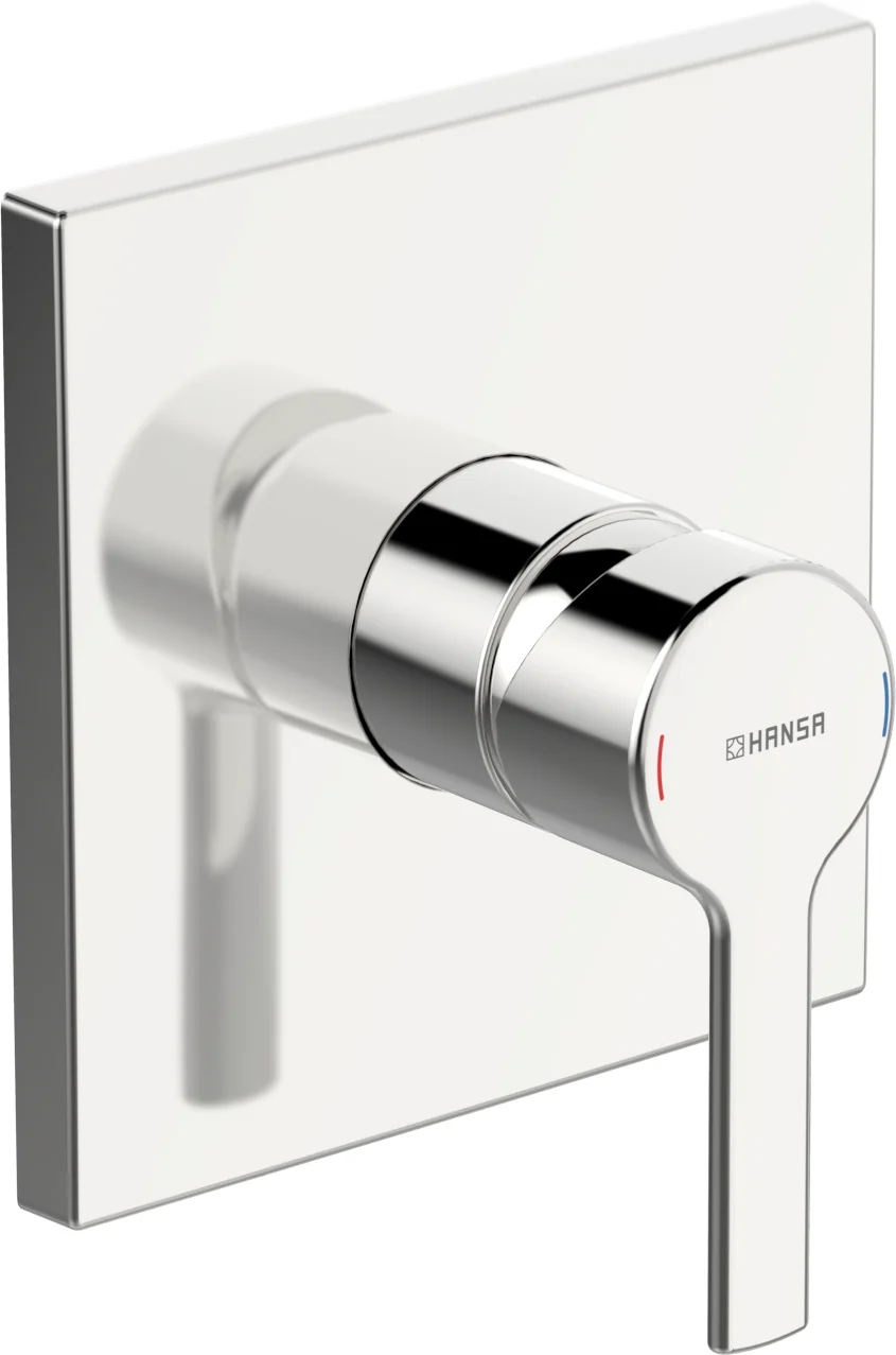 HansaRONDA Duscharmatur Hansaronda neu Einhebelmischer Fertigmontageset für Brausebatterie 8386 Rosette eckig Chrom HansaRONDA Duscharmatur Hansaronda neu Einhebelmischer Fertigmontageset für Brausebatterie 8386 Rosette eckig Chrom