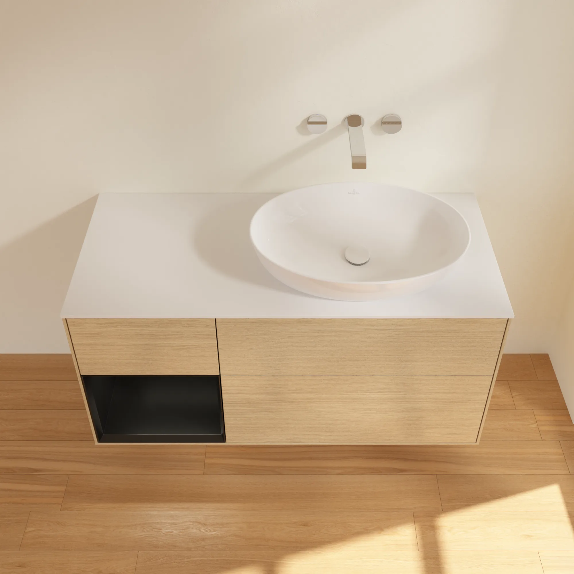 Villeroy & Boch Finion FA4 Waschbeckenunterschrank 1200x603x501mm mit Beleuchtung