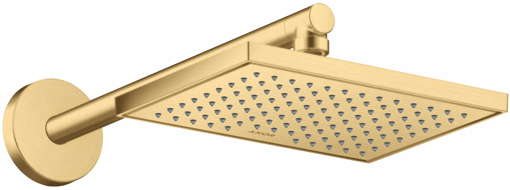 Hansgrohe AXOR ShowerSolutions Kopfbrause 245⁄185 1jet EcoSmart+ Brushed Gold Optic Hansgrohe AXOR ShowerSolutions Kopfbrause 245⁄185 1jet EcoSmart+ Brushed Gold Optic