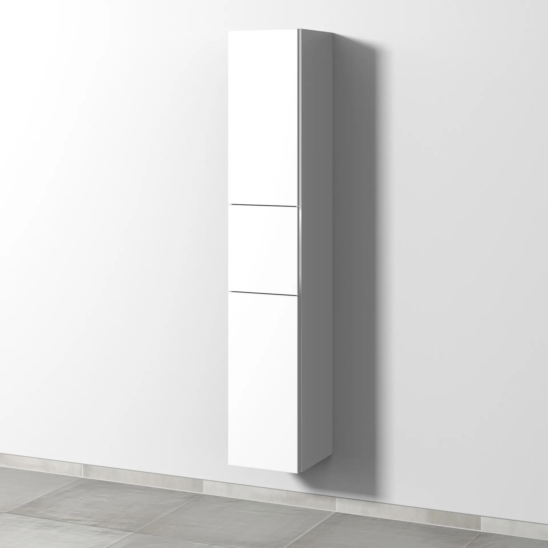 Sanipa Hochschrank „3way“ 300 × 1700 × 345 mm Anschlag links, in Weiß-Soft, Anschlag links