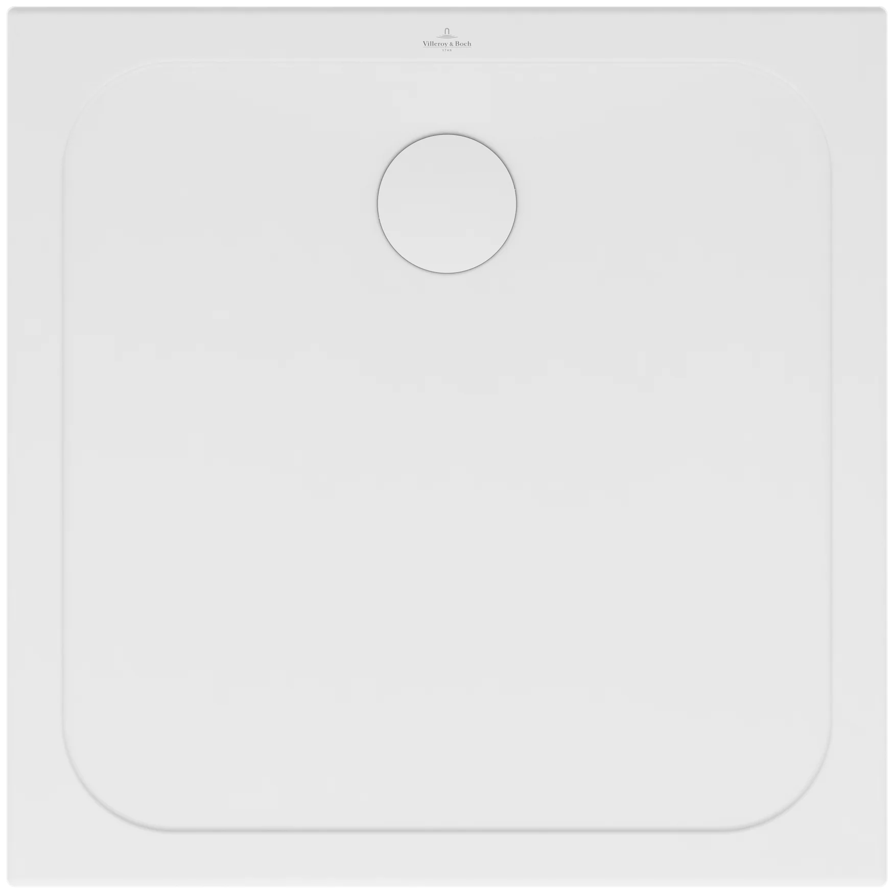 Villeroy & Boch Lifetime Plus quadratische Duschwanne 1000x1000x35 mm, weiß Alpin, glänzend, mit Rutschhemmung Antirutschklasse B